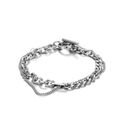 Titanium Steel Unisex Chain Bracelet