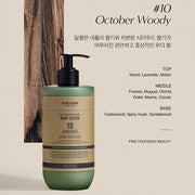 Moisturizing Perfume Body Lotion 500ml No.10 October Woody