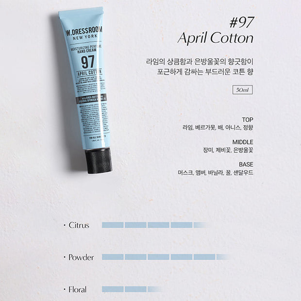 Moisturizing Perfume Hand Cream 50ml No.97 April Cotton